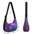 thumbnail image 4 of Women’s Cosmos Nebula Shoulder Bag – Galaxy Outer Space Celestial Crossbody Purse for Sci-Fi Lovers, Featuring Starry Night Cosmic Pattern, Lightweight Water-Resistant Tote, 4 of 5