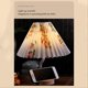 thumbnail image 3 of Three-Color Bedroom Sleep Lamp USB Vintage Pleated Fabric Table Lamps, 3 of 5
