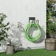 thumbnail image 3 of NIFFGAFF Hose Holder Wall Mount: Garden Water Reel Hanger, Heavy Duty Outdoor Hose Storage Hook, Stand for Water Pipe and Extension Cords, 3 of 7