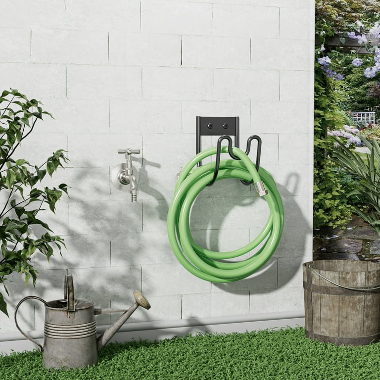 NIFFGAFF Wall Mount Hose Holder Heavy Duty Water Reel Hanger for