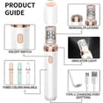 thumbnail image 2 of Pluxy Epil Pro 3.0 Cordless Facial Epilator & Eyebrow Razor - 2-in-1 Hair Remover for Face, Hands, Legs, Underarms, Bikini Line, 2 of 5