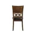 thumbnail image 4 of New Classic Furniture Gia Solid Wood Dining Chair in Brown (Set of 6), 4 of 7