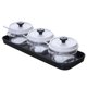 thumbnail image 1 of Three-Piece Kitchen Set with Tray Moisture-Proof Sealed Seasoning Jar Salt Shaker with Spoon Lid Seasoning Box, WSX 9024736119431, 1 of 5