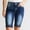 Blue, variant on YANGXINX Womens Jeans Shorts Casual Fashion Elastic High Waisted Slim Pockets Denim Shorts Stretchy Comfy Vacation Outfits