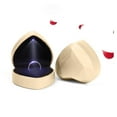 thumbnail image 3 of Vikakiooze 2022 Heart Shaped Ring Protection Box Drop Resistant Solid Color at Dressing Table, 3 of 3