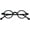 Black, variant on Agstum Handmade Acetate Small Round Optical Glasses Frame Spectacles Clear Lens 38mm