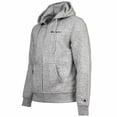 thumbnail image 3 of Champion Chaqueta sudadera con capucha para hombre - Sudadera con capucha y cremallera completa, Heavy Soft, forro polar, logotipo bordado Gris claro XL (X-Large), 3 of 3