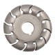 thumbnail image 3 of Disco de pulido de madera para amoladora angular, herramienta de tallado de carpintería de acero al manganeso de 12 dientes VoborMX herramienta, 3 of 8