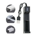 thumbnail image 2 of 3.7V 1-slot 18650 26650 Lithium Battery Charger 1 Channel Smart Battery Charger, 2 of 6