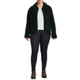thumbnail image 2 of Mark Alan Women's Plus Faux Sherpa Zip Jacket, 2 of 5
