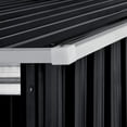 thumbnail image 6 of vidaXL Garden Shed with Extended Roof Anthracite 136.2"x76"x71.3" Steel, 6 of 10