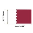 thumbnail image 3 of 2022 Soccer 32 Countries World Cup Flags,100D Polyester Brass Grommets Country Flag International National Flag Banner, Sports Events Festival Fans, Bars or Sport Clubs Decoration, 3 of 6
