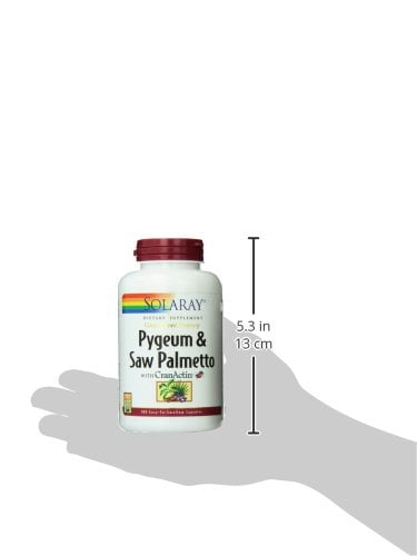 Solaray Pygeum and Saw Palmetto with CranActin 180 Capsules
