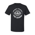 thumbnail image 2 of Wild Bobby,Dad Man Myth Legend Funny Dad Uncle Papa Granpa Dad Gift, Father's Day, Men Graphic Tees, Black, 2XL, 2 of 3