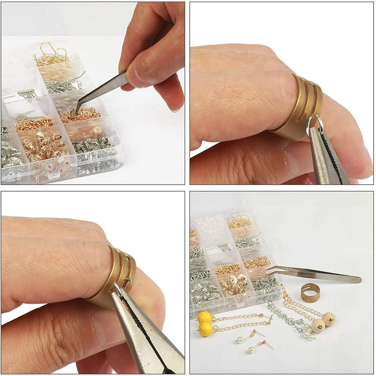 Earring Making Supplies Kit 2418 Pcs Earring Repair Parts Earring