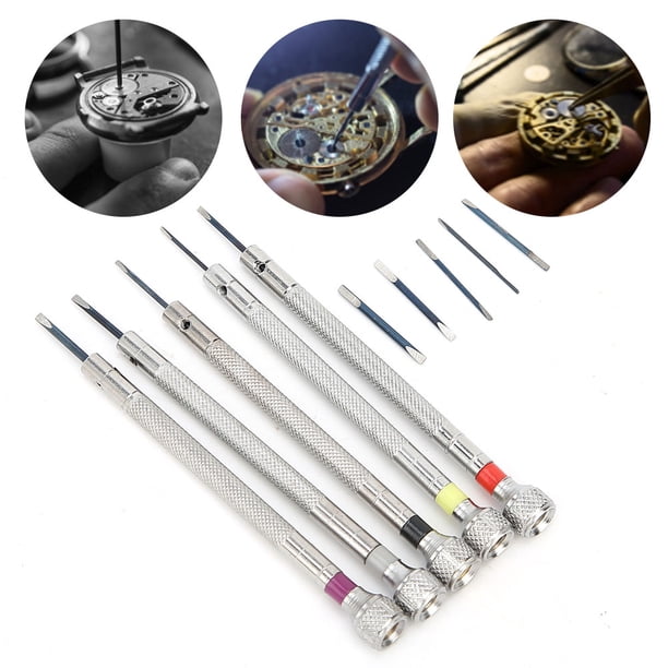 Herramienta De Reparación De Relojes Juego De Destornilladores Para Relojes, Kit De Herramientas De Reparación De Destornilladores Magnéticos Destornilladores Para Relojes, Para