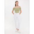thumbnail image 4 of Off-Shoulder Ruched Bodycon Top, 4 of 5