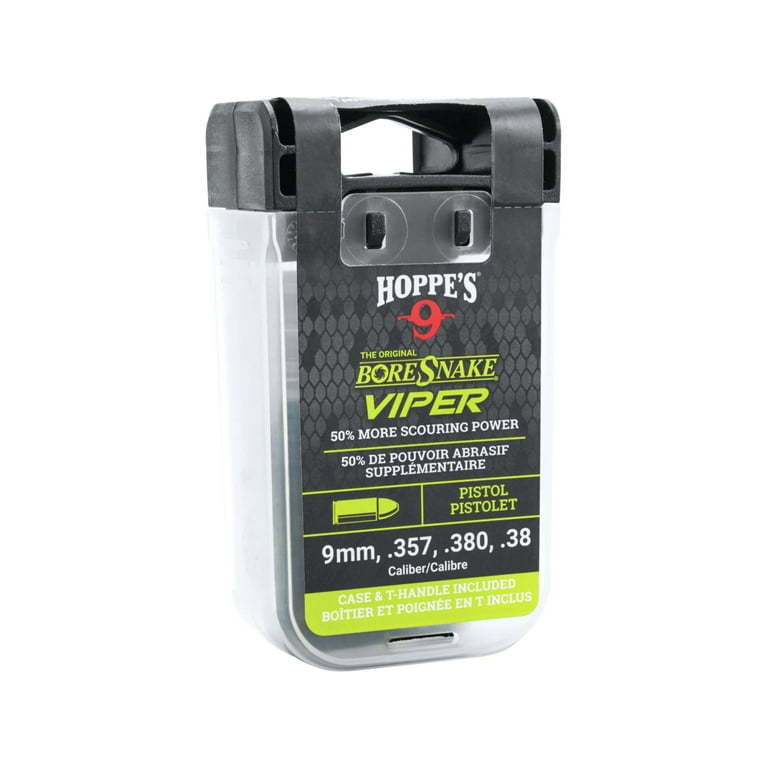 Hoppe's Pistol 24002VD Viper Boresnake Cleaner 357 380 8mm
