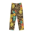 thumbnail image 4 of Easygdp Robot and Monsters Men's Pajama Pant, Sleep Elastic Waistband Lounge Pants - Medium, 4 of 9