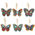 thumbnail image 3 of Keychain  Painting, Not Easy To Fall Off  Painting Key Rings, 6Pcs Luggage Pendants For Home Decor Gifts, 3 of 8