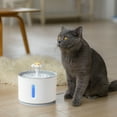 thumbnail image 2 of USB 2.4L Automatic Pet Cat Water Fountain with LED Lighting Dogs Cats Mute Drinker Feeder Bowl Drinking Dispenser , Plastic PP, 2 of 5