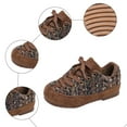 thumbnail image 6 of Dakaela Toddler Boys Retro Sneakers Round Toe Lace up Running Walking Tennis Shoes Suede School Uniform Casual Oxfords Dress Shoes Khaki 8, 6 of 7