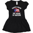 thumbnail image 3 of Inktastic Puerto Rican Awesome Girls Baby Dress, 3 of 5