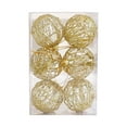 thumbnail image 3 of Adornos de bolas de Navidad colgantes, manualidades, decoración navideña moderna, juego de adornos para de Navidad para aniversario, vacaciones 6 centímetros, 3 of 9