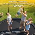 thumbnail image 5 of Mersco 14FT Kids Trampoline, ASTM Certified Heavy Duty Outdoor Trampoline with Safety Enclosure Net for Backyard Family Fun, Pumpkin Trampoline SPACE, 5 of 11