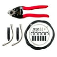 thumbnail image 1 of S SERENABLE Universal Gear Brake Line Pipe Wire Elbow Caterpillar Front Rear Black, 1 of 5