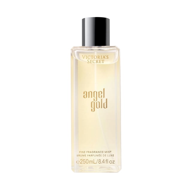 Bruma aromática Angel Gold de Victoria's Secret, con notas de bergamota, gardenia y almizcle, espray corporal para mujer (237 ml)