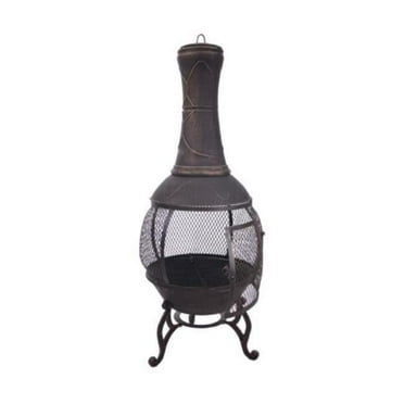 Alta Innova T70 4008132 Kuklos Metal Chimenea, Black