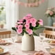 thumbnail image 4 of Ramo de claveles de seda 3D | Flores artificiales de seda para el Día de la Madre | Arreglo floral rosa, rojo y blanco | Decoración para fiestas en casa, 4 of 6