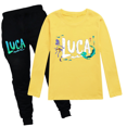thumbnail image 3 of Disney-camisetas y pantalones de Jogging de Pixar Luca para bebés, trajes de manga larga de dibujos animados, conjuntos de ropa, 2 piezas, nueva película, otoño, 3 of 5