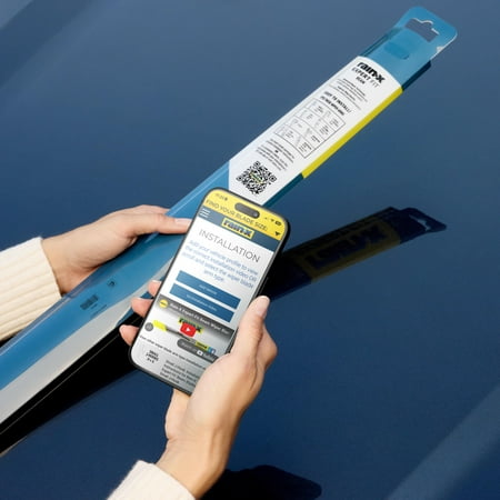 Rain-X Expert Fit Beam 17 Windshield Wiper Blade, Premium Wipers for Streak-Free, All-Weather Performance