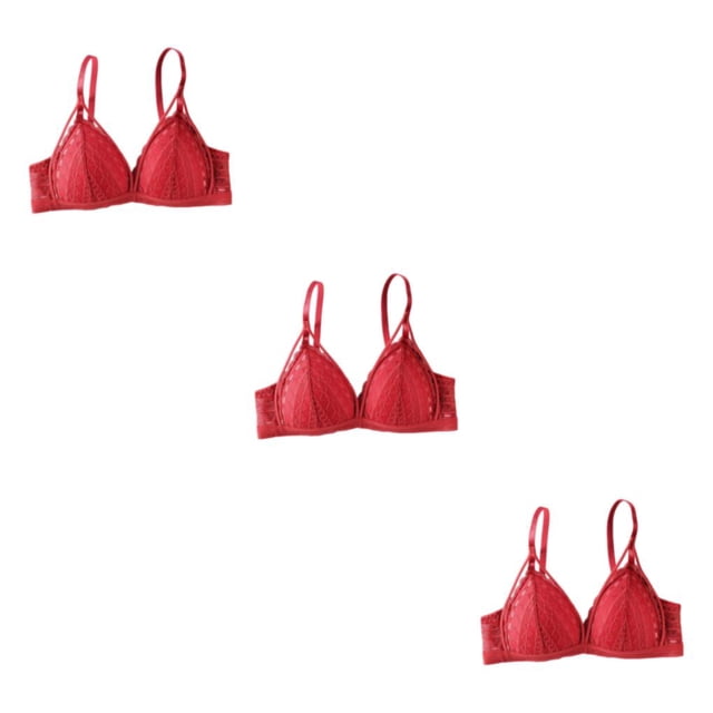 Sujetador de mujer Sonducket Push Up Lencería copa de tres esquinas Transpirable S/M 70/75AB
