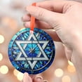 thumbnail image 4 of Jewish Star of David Glass Suncatcher, Jewish menorah Window Hanging, Hanukkah Art Decor, Hanukkah Suncatcher, Jewish festival Home Decor, Ornament 2025, Holiday 2025, Holiday, 4 of 5
