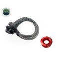 thumbnail image 1 of Overland Vehicle Systems Shackle Rope 19-8716 7/16 Inch Diameter Rope; Rated to 41 000 Pounds; With Collar; Gray; With Storage Bag, 1 of 5