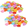 thumbnail image 3 of Resin Buttons, 100pcs Sewing Buttons Waterproof And Durable  For DIY Hand-Made 12.5MM,15MM,18MM, 3 of 8