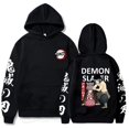 thumbnail image 1 of Demon Slayer Inosuke Hashibira sudaderas con capucha Anime Kimetsu no Yaiba con capucha lindo Kawaii Sudadera con capucha de gran tamaño Tops hombres mujeres sudaderas, 1 of 4