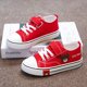 thumbnail image 2 of Zapatos de lona para niños, primavera y otoño, zapatos de tabla blancos para niñas, zapatos blancos finos y transpirables de verano para estudiantes y niños, 2 of 5
