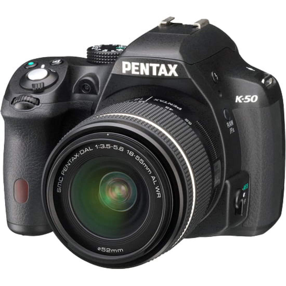 Pentax K-50 16.3 Megapixel Digital SLR Camera with Lens, 0.71", 2.17", Black - image 2 of 5
