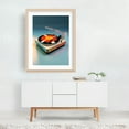 thumbnail image 3 of Orange Record Player - Photography Retro Music Vintage Mid-Century Modern Modern Art Nostalgia Unframed Wall Art Print 8 x 10 inches, 3 of 4
