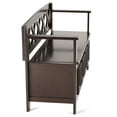 thumbnail image 2 of Simpli Home Amherst Solid Wood Entryway Lift-Top Storage Bench in Hickory Brown, 2 of 10