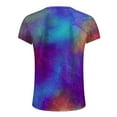 thumbnail image 5 of Clearance Clothes Pitauce T-Shirt for Men Plus Size Tie-Dye Print Crew Neck Short Sleeve Tops Casual Oversized Fitness Sports Shirts Summer Basic Graphic Tee on Clearance, 5 of 5
