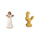 thumbnail image 1 of Figura de resina de ángel,Estatua de ángel Figura Decoración del hogar Estante de interior,Escultura coleccionable de figura rezando para sala de estar,Escultura de pollo,Escultura de, 1 of 8
