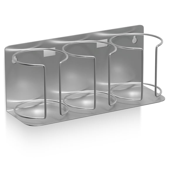 Sorbus Tumbler Organizer 3-Cup – Magnetic Wall Mount for 20-40oz Cups & Bottles