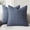 Blue, variant on Set of 2 Decorative Linen Check Throw Pillow Covers Neutral Farmhouse Vintage Cushion Covers Modern Boho Home Decor