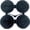 Black - 4 Can, variant on Reusable Black Can Holder Carrier, Four Can, Pack of 20 - Snap Off Carrier For 12 oz & 16 oz Cans - Brewery Homebrewing Beverage Canning & Transport - 100% Recycled Plastic, USA Made - Bits N Things