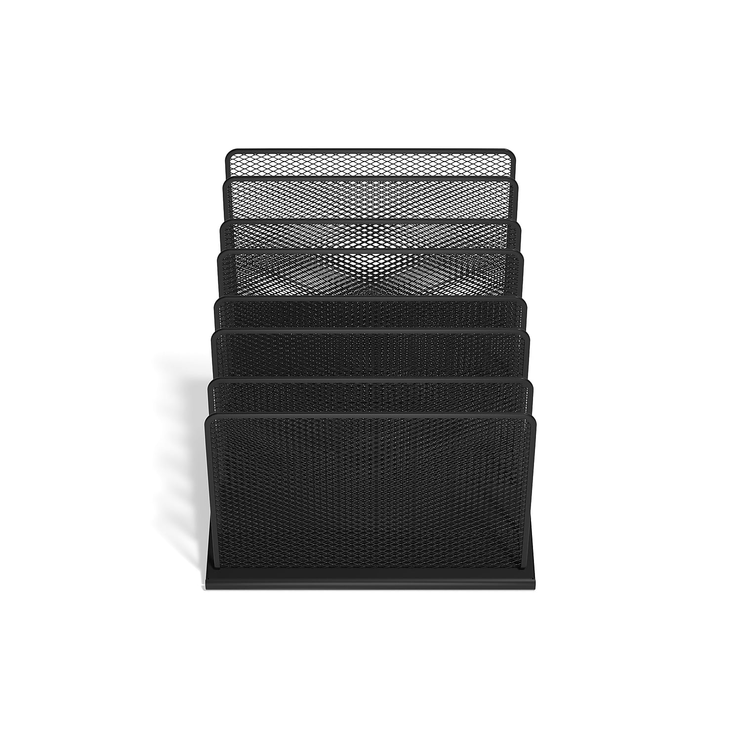 TRU RED 7 Compartment Wire Mesh File Organizer TR57559-CC